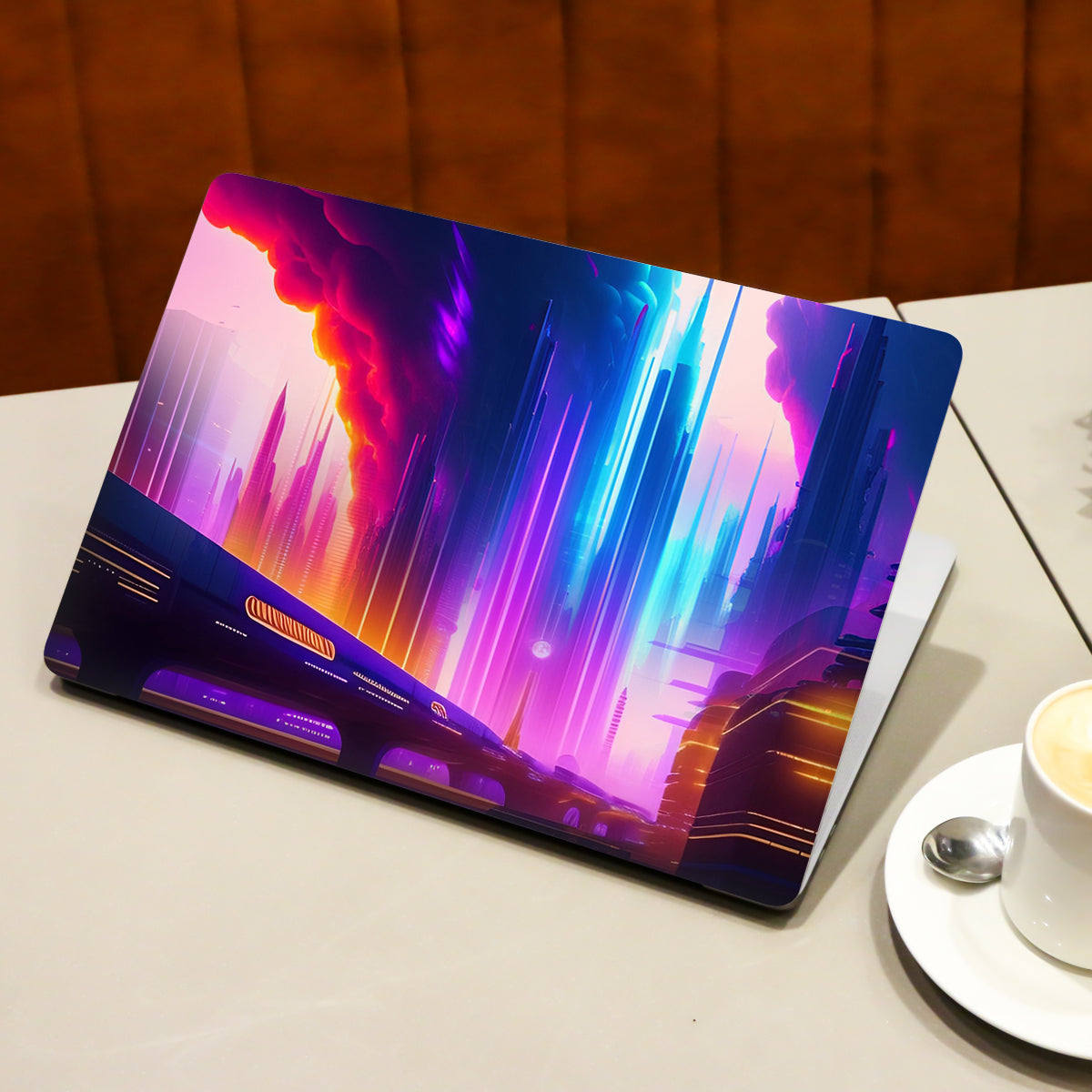 Neon City Laptop Skin