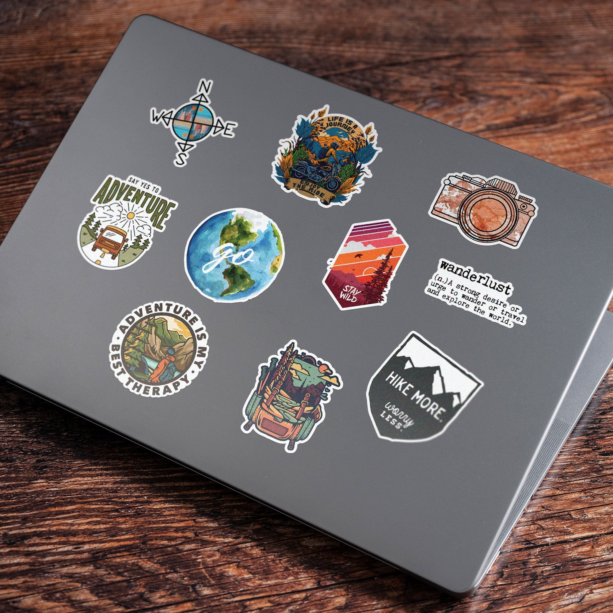 20 Travel Stickers in Pack 2