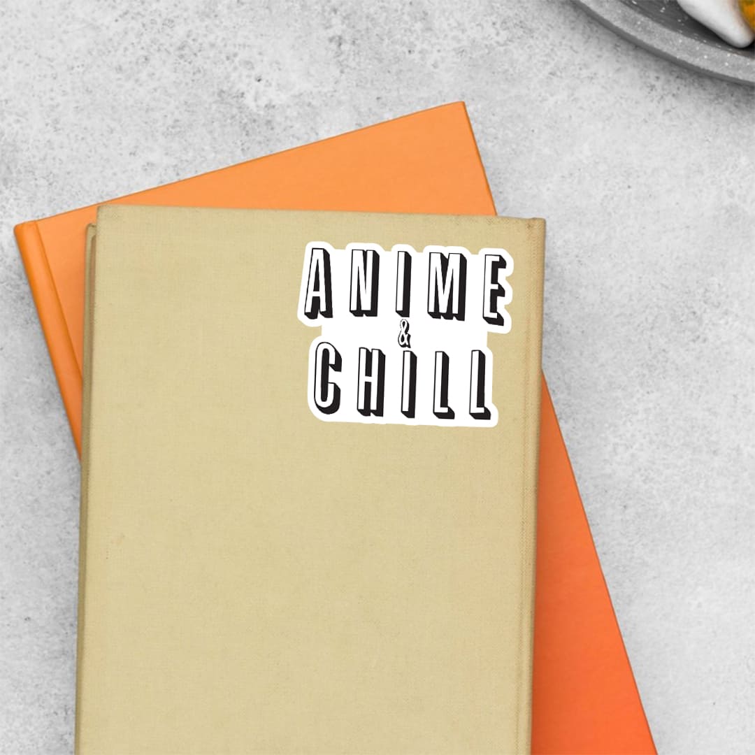 Anime & Chill Anime Stickers