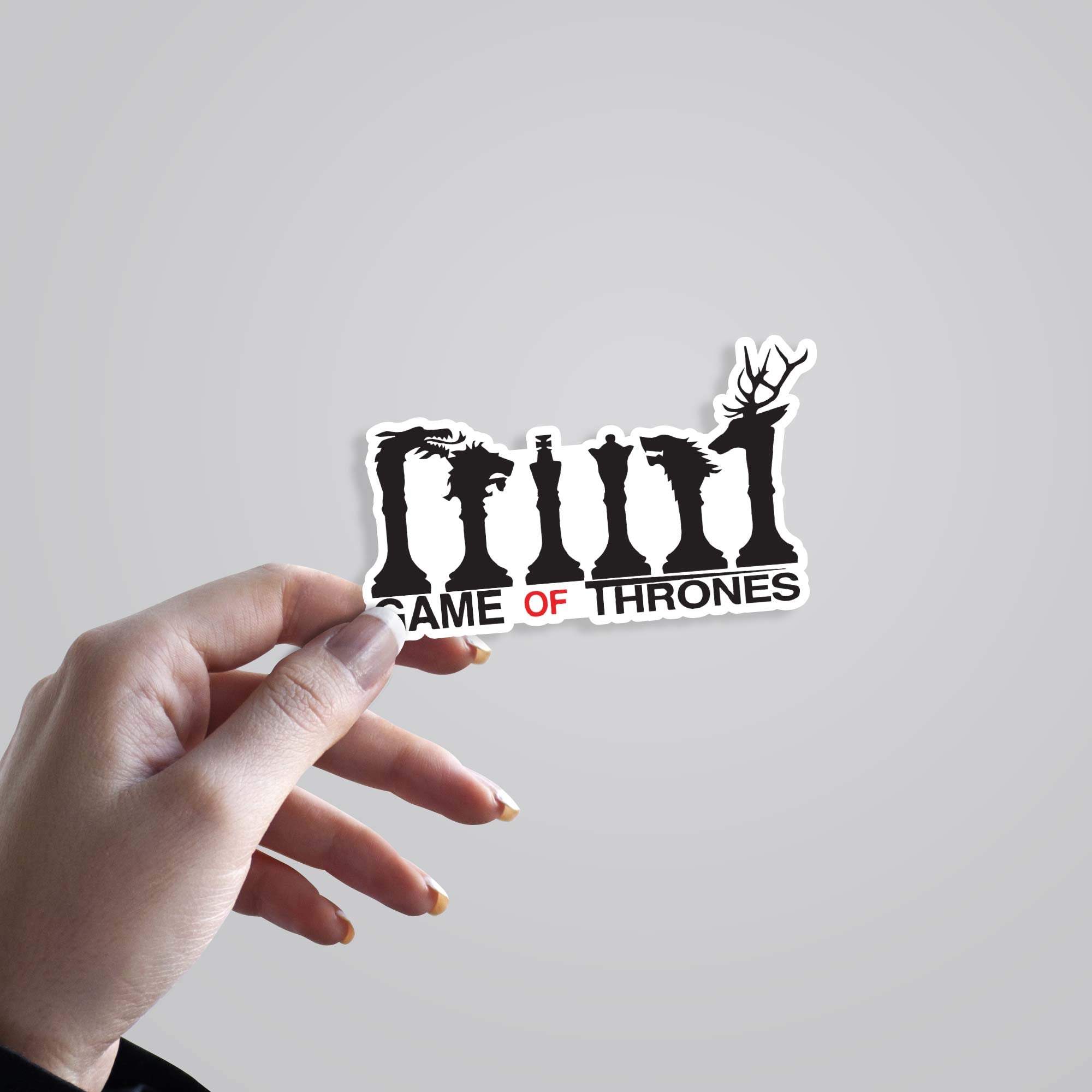Game of Throne Chess Pieces TV Shows Stickers
