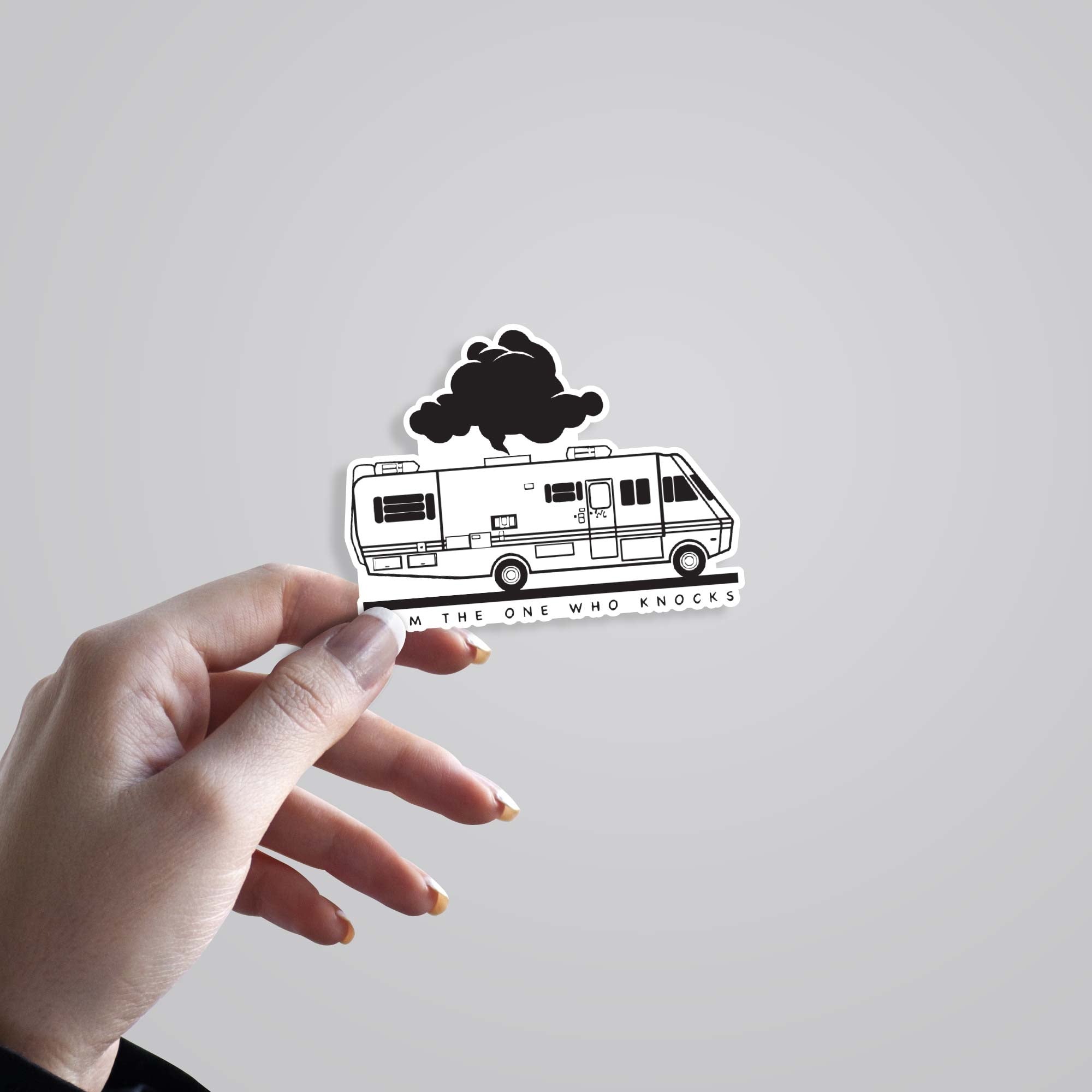 I am the one who knocks RV TV Shows Stickers