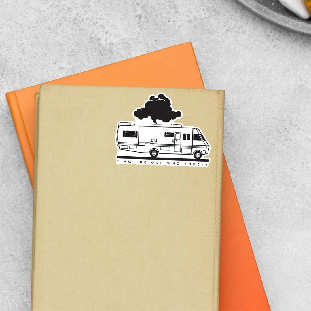 I am the one who knocks RV TV Shows Stickers