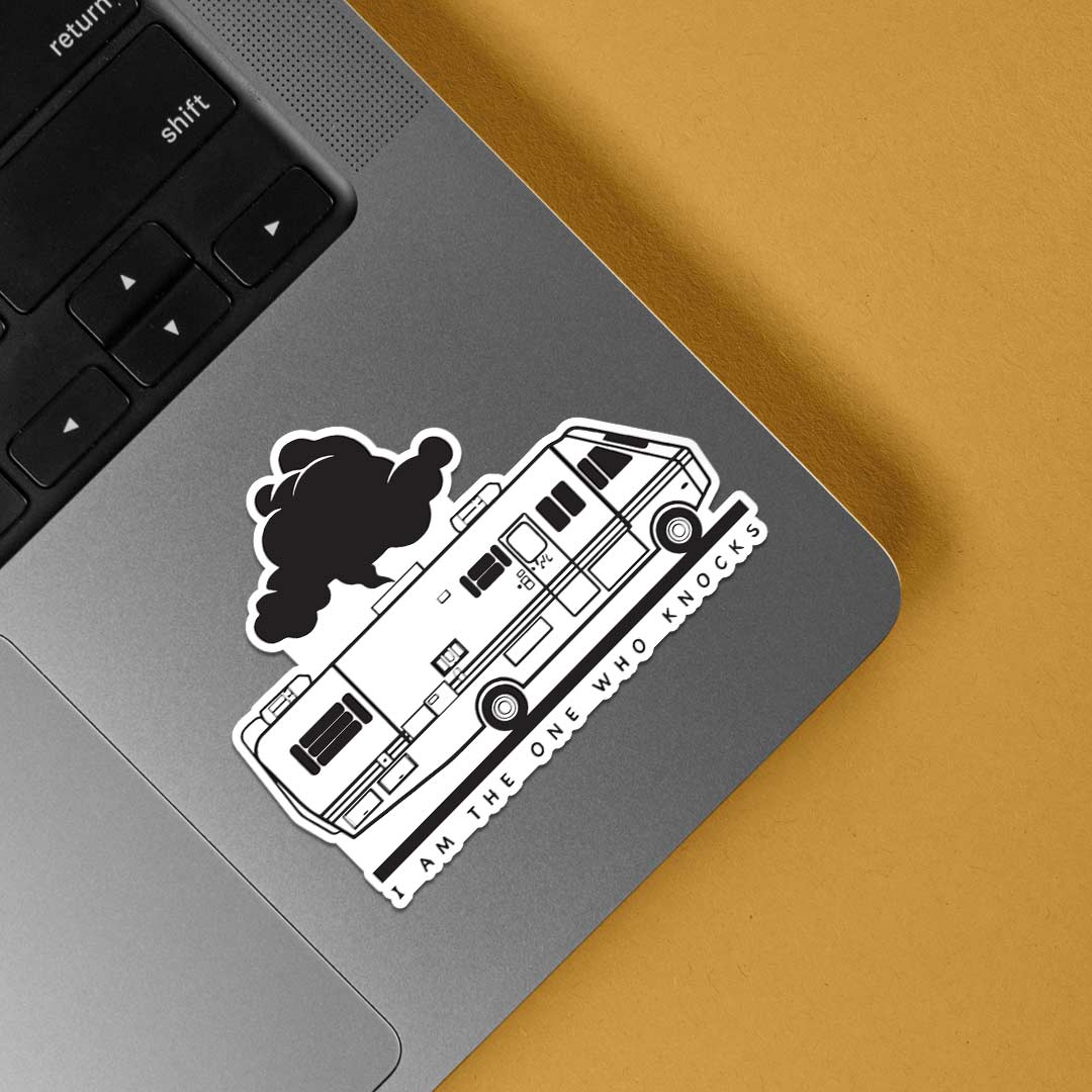 I am the one who knocks RV TV Shows Stickers