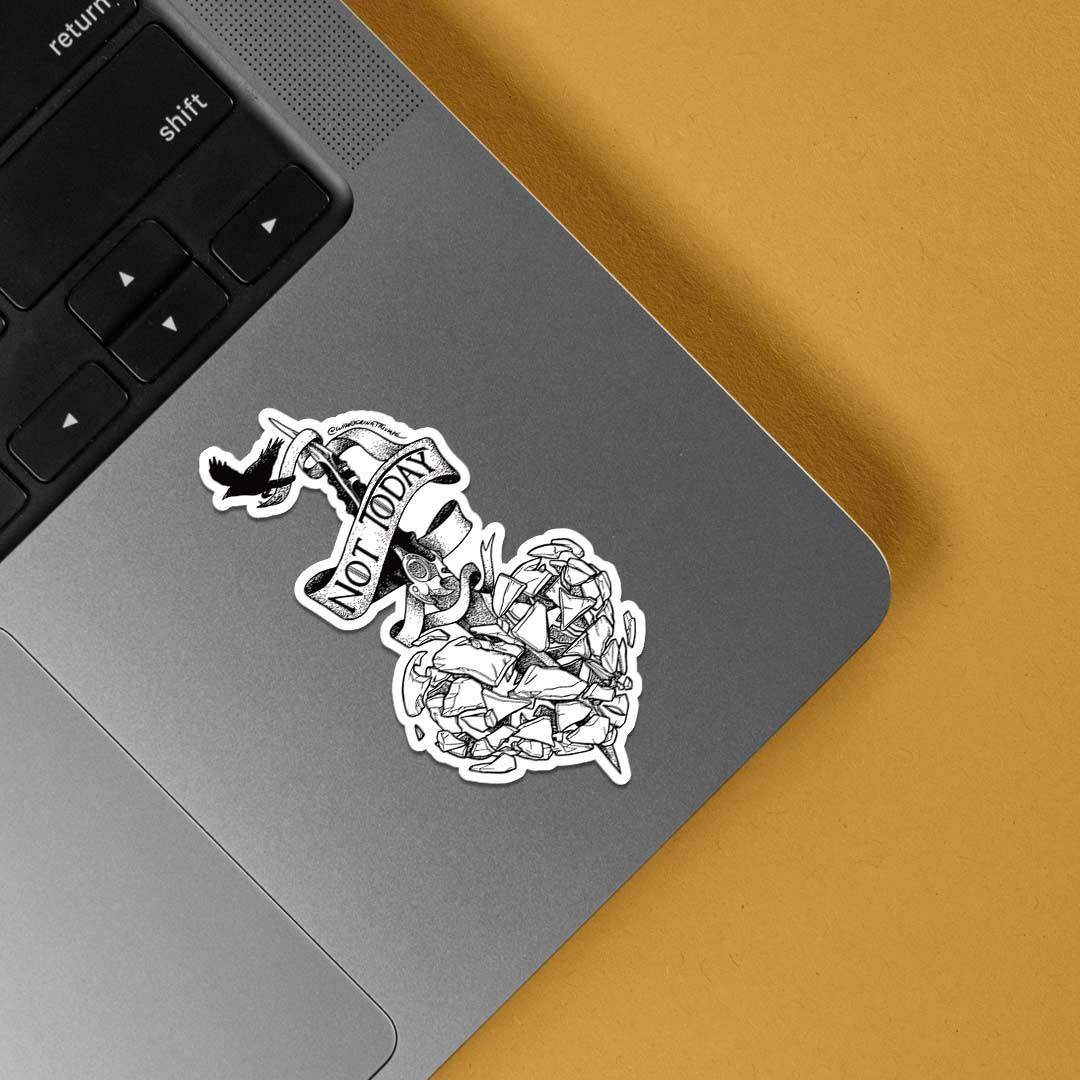 Not Today GOT TV Shows Stickers