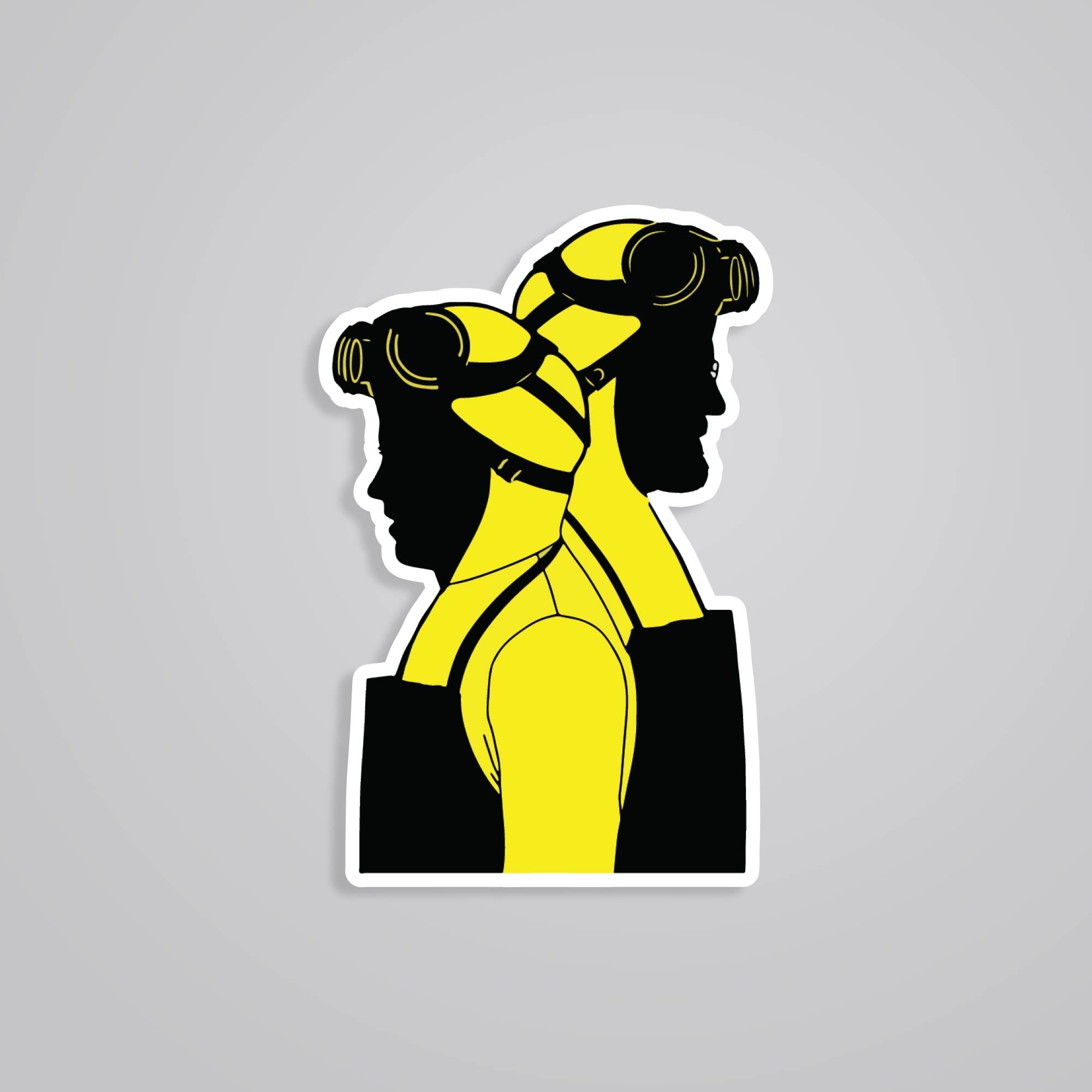 Fomo Store Stickers TV Shows Walter White and Jesse Pinkman