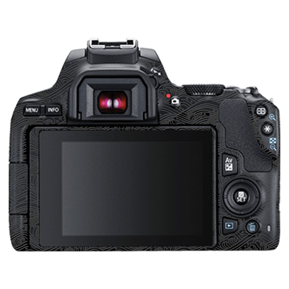 Textured Matte Charcoal Canon EOS 200D II Camera Skin