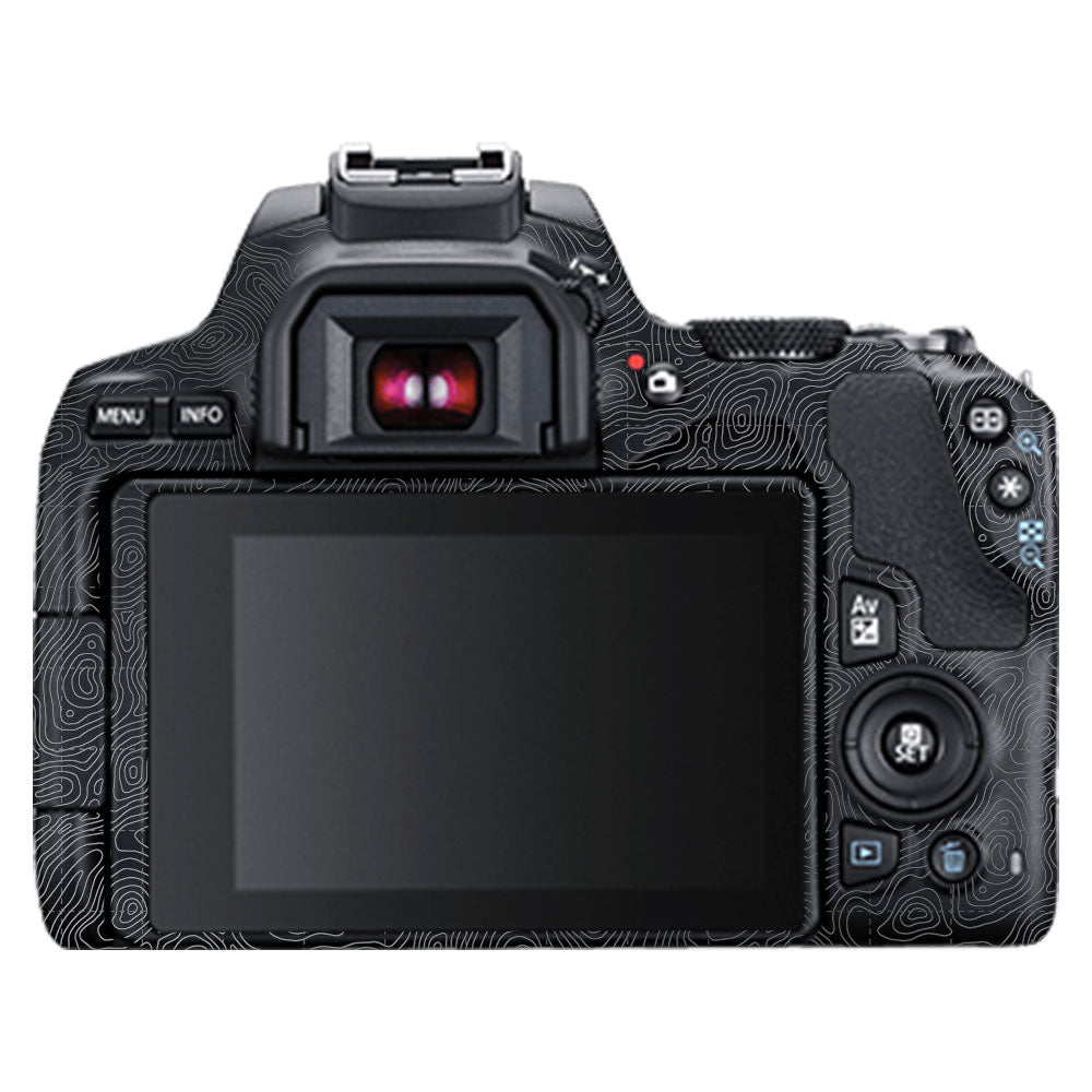 Textured Stealth Slate Canon EOS 200D II Camera Skin