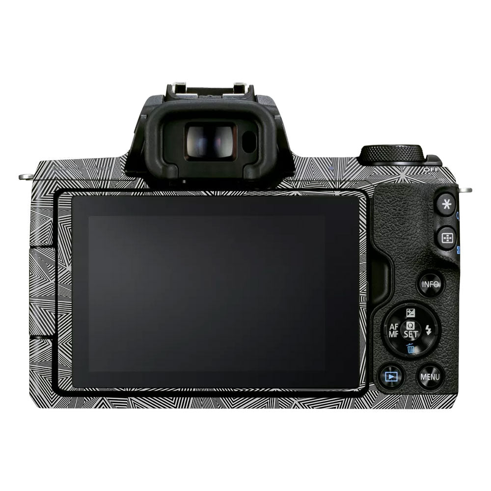 Textured Dark Prism Geometric Canon EOS M50 Mark II Camera Skin