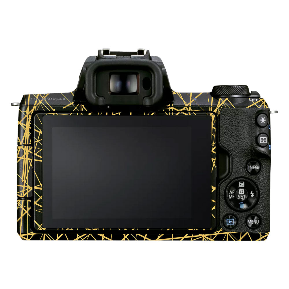 Textured Golden Web Canon EOS M50 Mark II Camera Skin