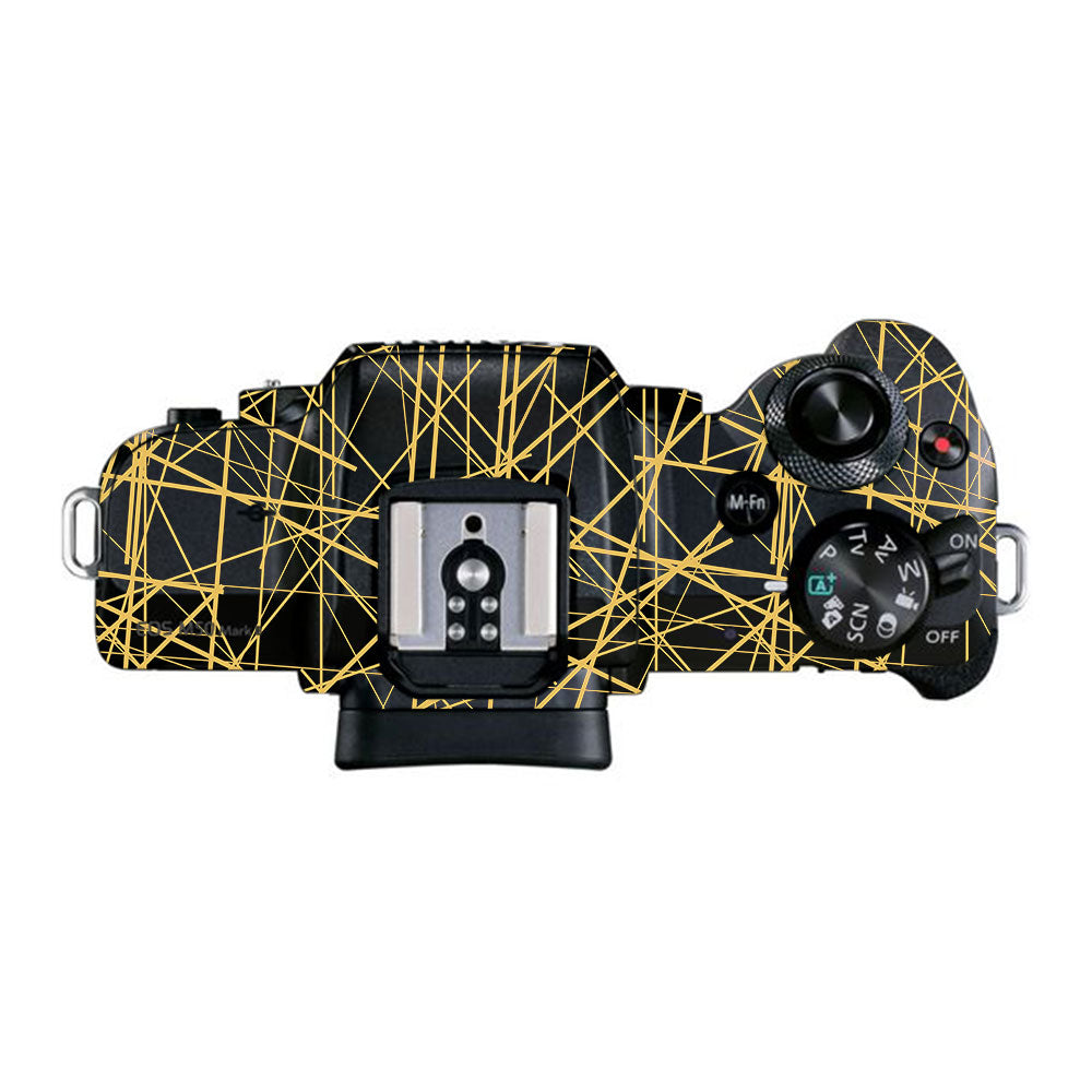 Textured Golden Web Canon EOS M50 Mark II Camera Skin