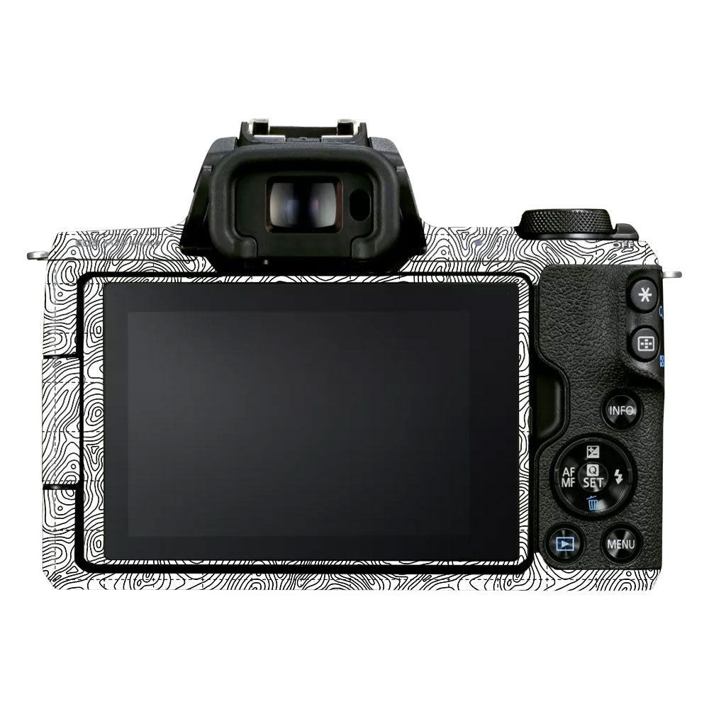 Textured Topo Flow Canon EOS M50 Mark II Camera Skin