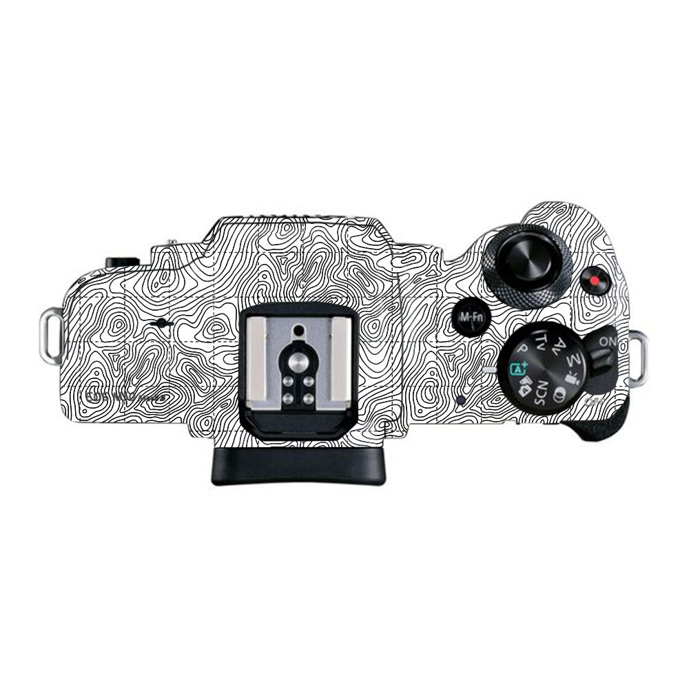 Textured Topo Flow Canon EOS M50 Mark II Camera Skin