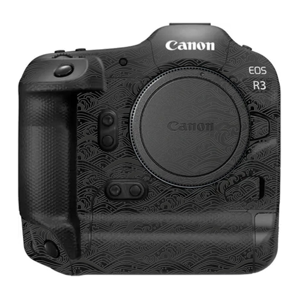 Textured Matte Charcoal Canon EOS R3 Camera Skin