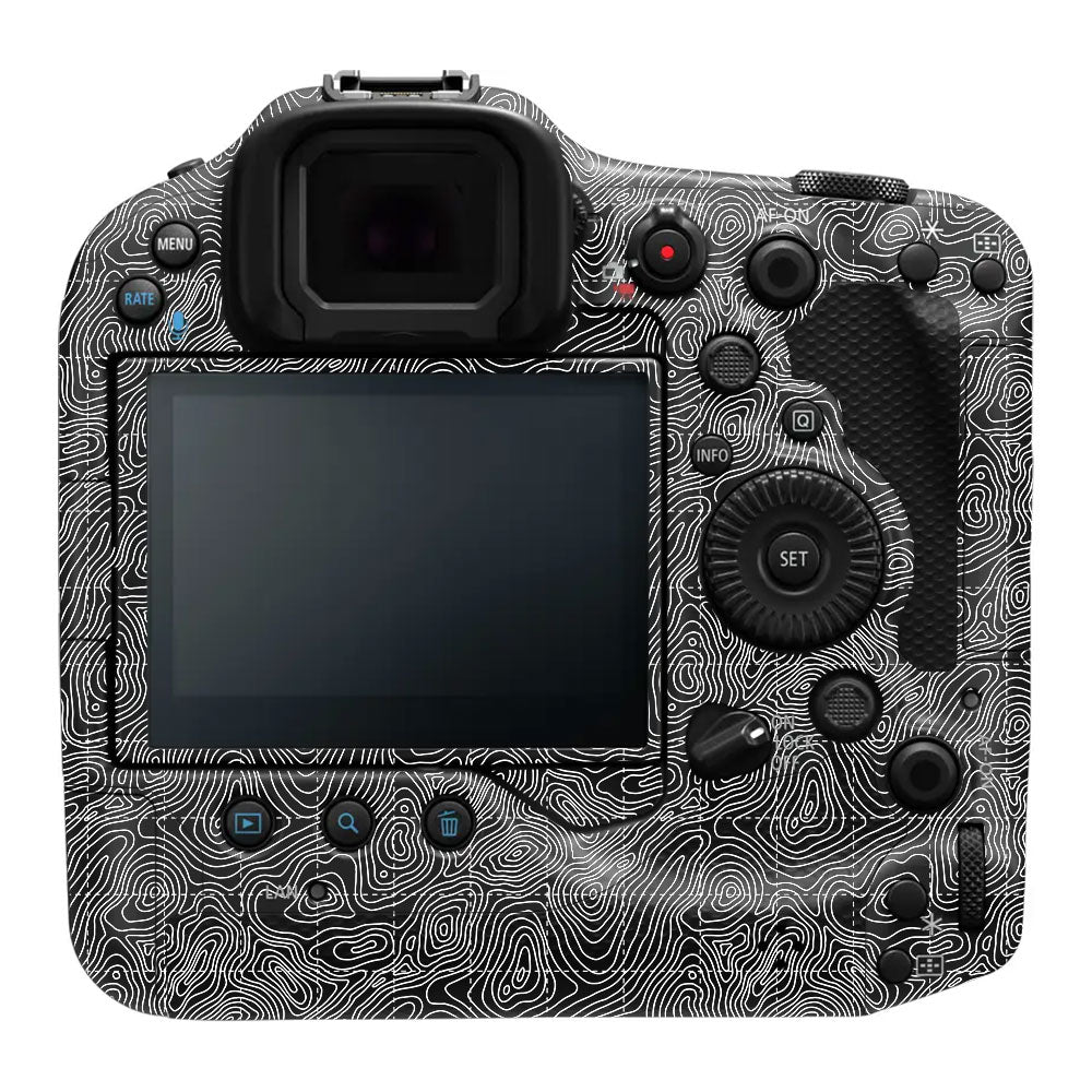 Textured Midnight Slate Canon EOS R3 Camera Skin
