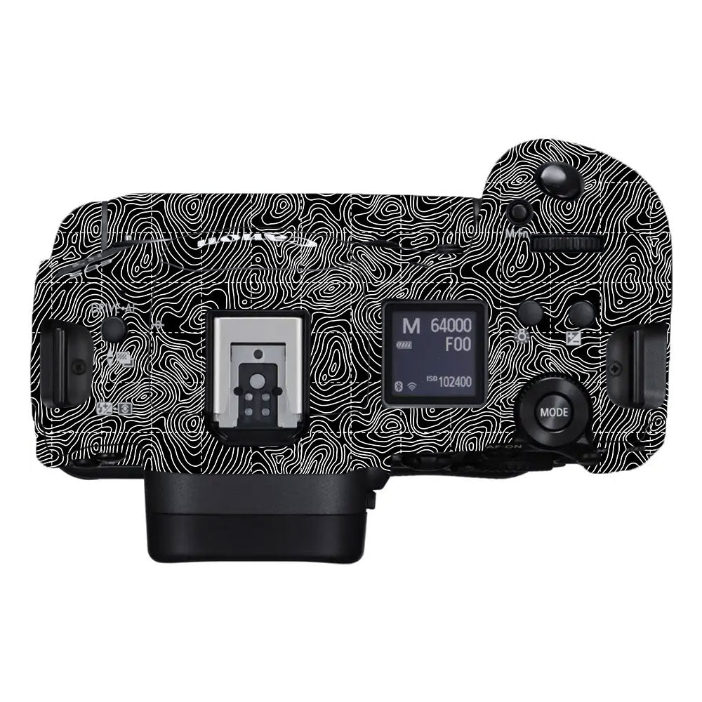 Textured Midnight Slate Canon EOS R3 Camera Skin