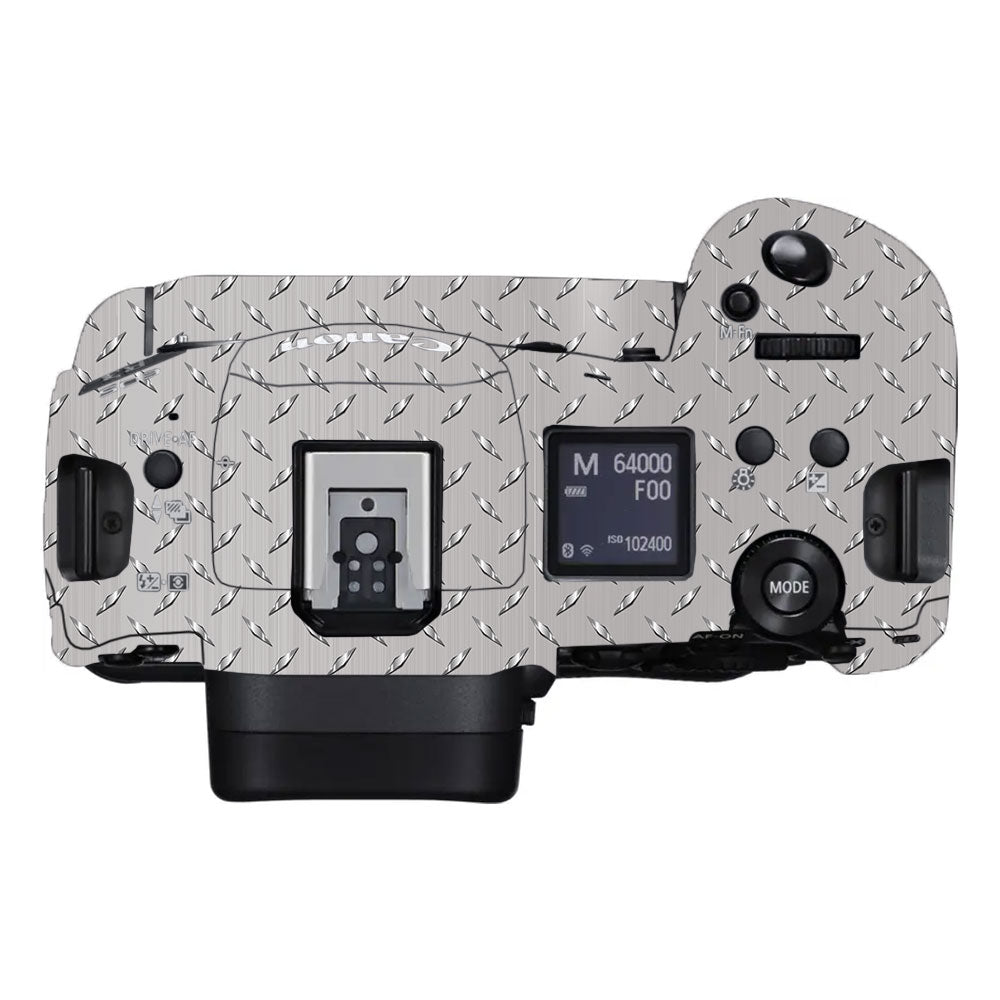 Textured Silver Tread Canon EOS R3 Camera Skin