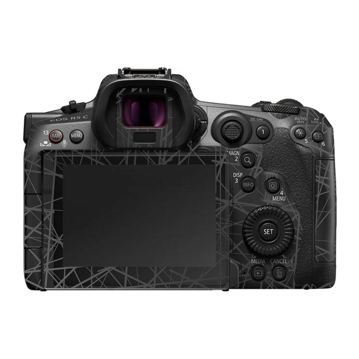 Textured Matte Graphite Canon EOS R5 C Camera Skin