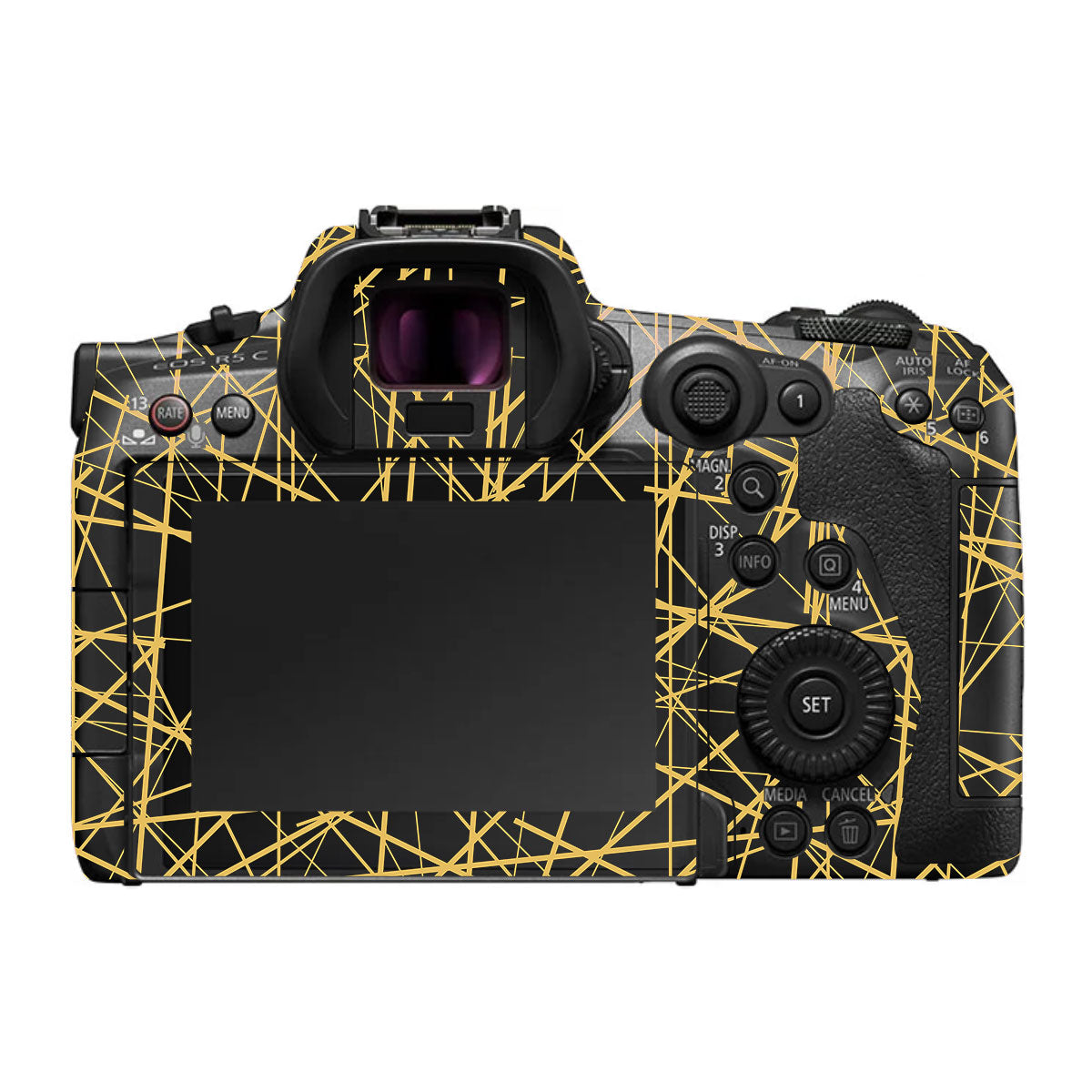 Textured Golden Web Canon EOS R5 C Camera Skin