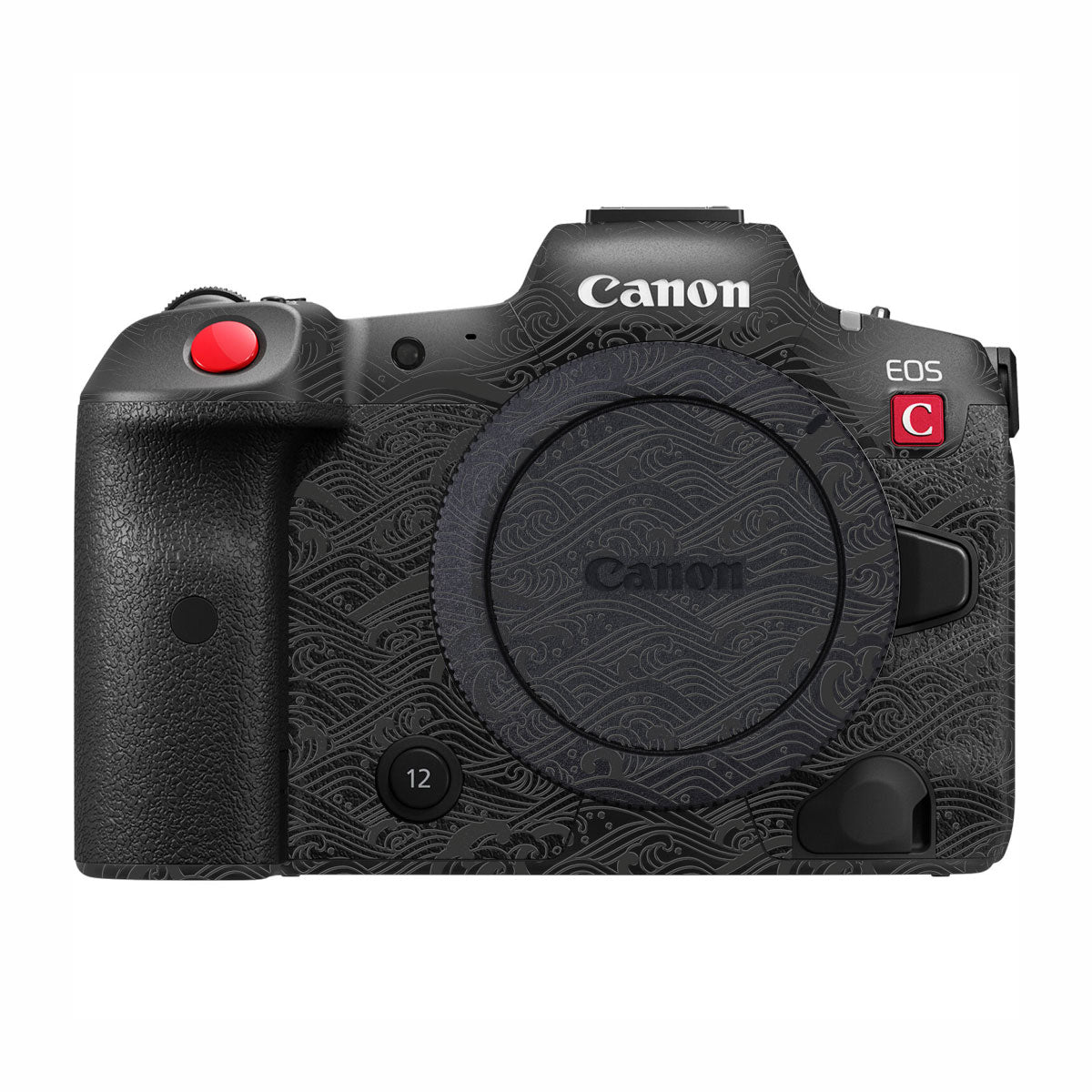 Textured Matte Charcoal Canon EOS R5 C Camera Skin