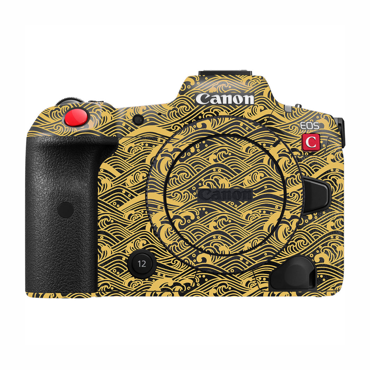 Textured Golden Tide Canon EOS R5 C Camera Skin