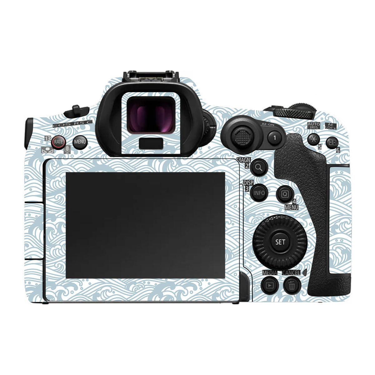 Textured Frost Wave Canon EOS R5 C Camera Skin