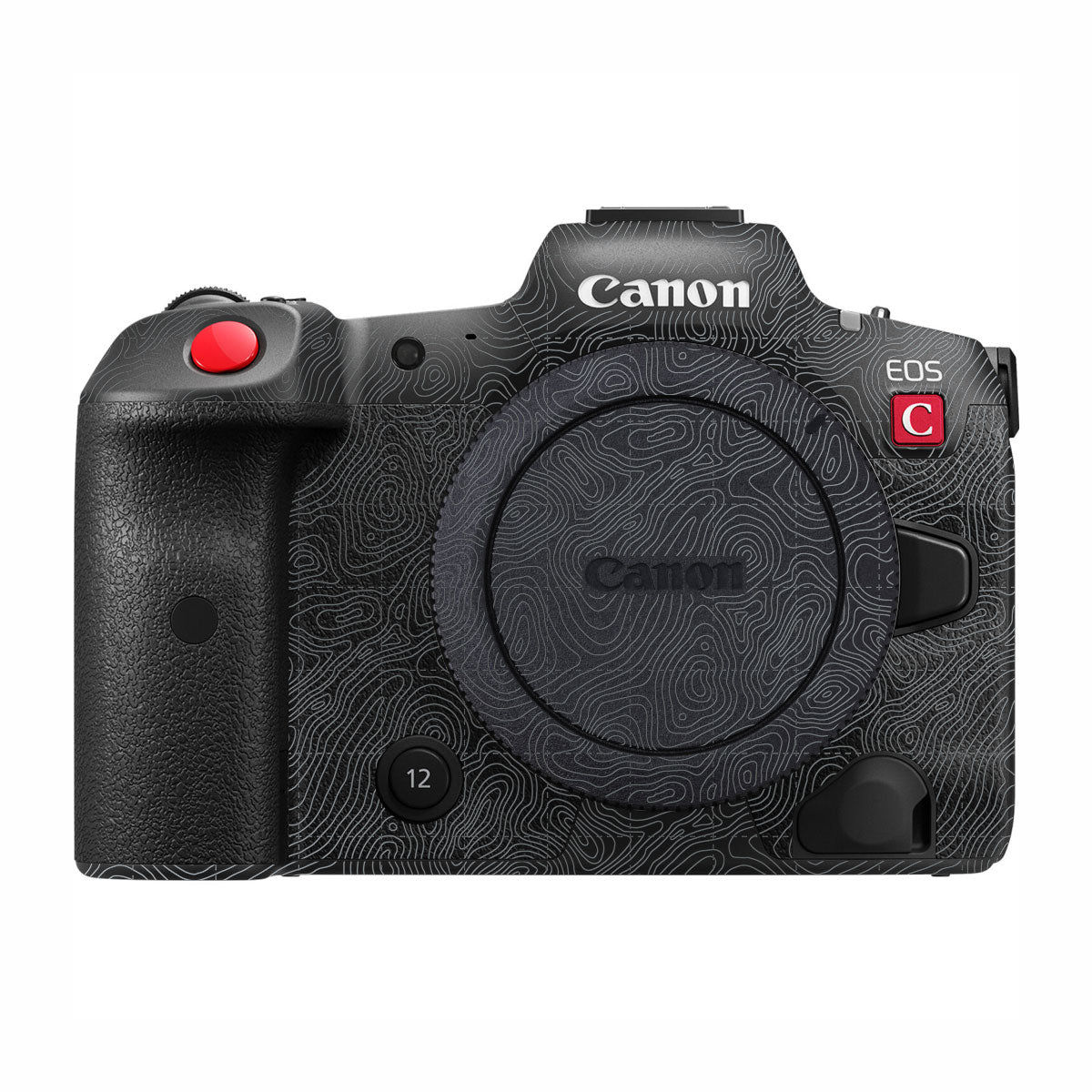 Textured Stealth Slate Canon EOS R5 C Camera Skin