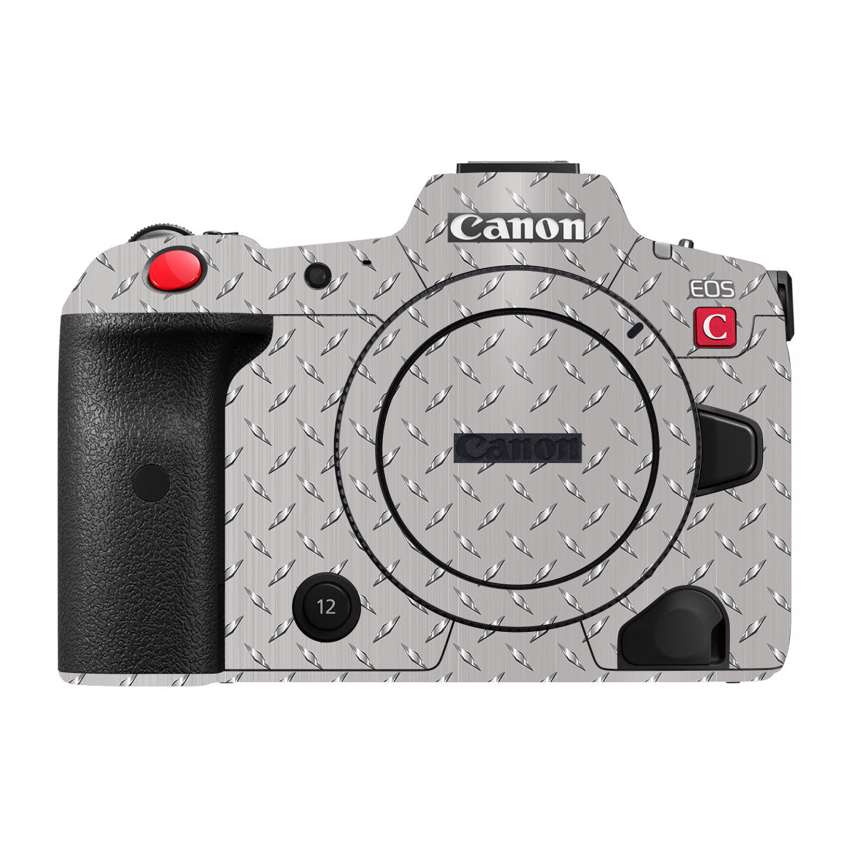 Textured Silver Tread Canon EOS R5 C Camera Skin