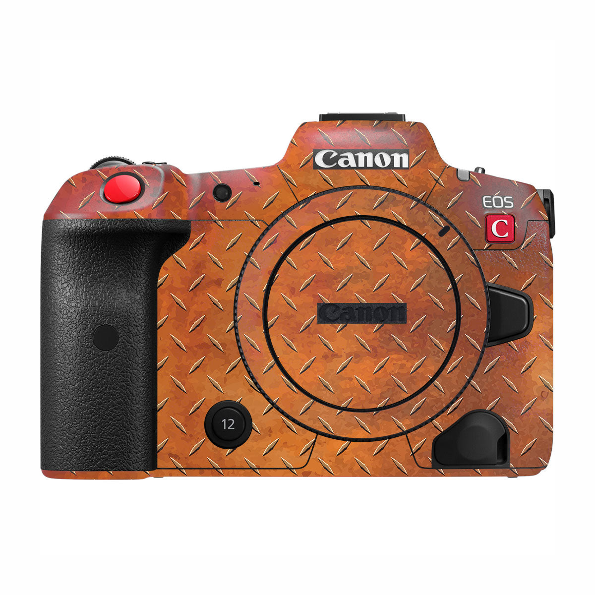 Textured Rust Forge Canon EOS R5 C Camera Skin