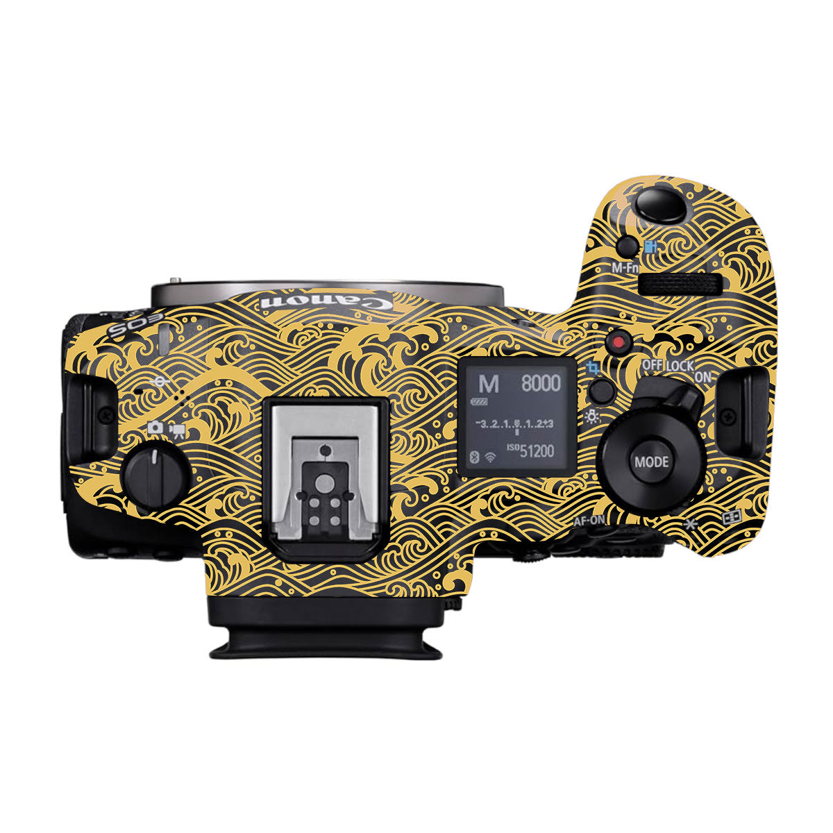 Textured Golden Tide Canon EOS R5 Mark II Camera Skin