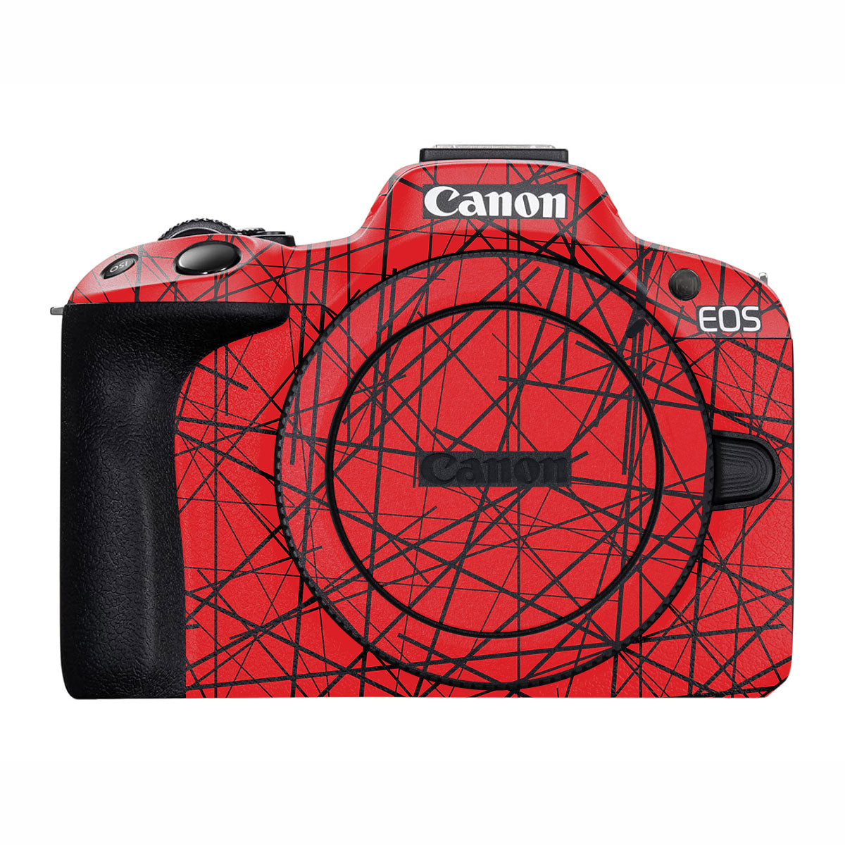 Textured Red Chaos Line Canon EOS R50 Camera Skin