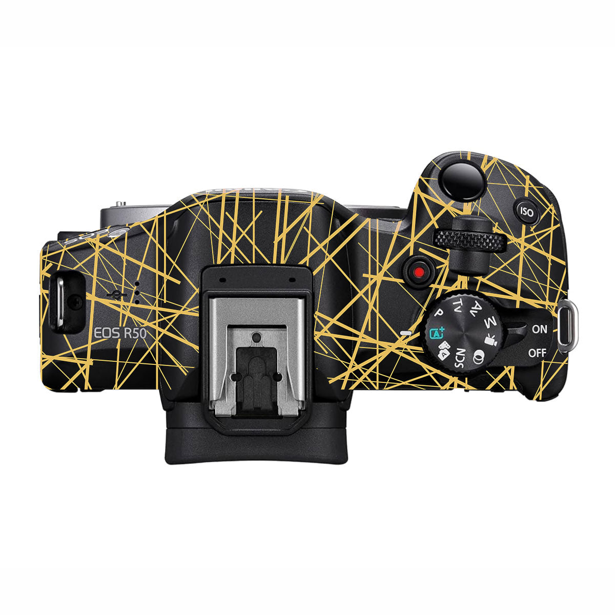 Textured Golden Web Canon EOS R50 Camera Skin