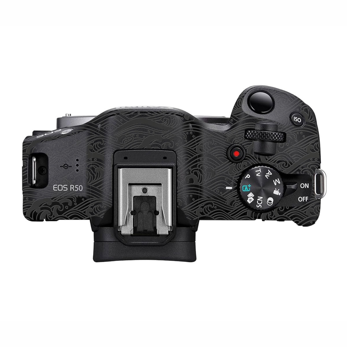 Textured Matte Charcoal Canon EOS R50 Camera Skin