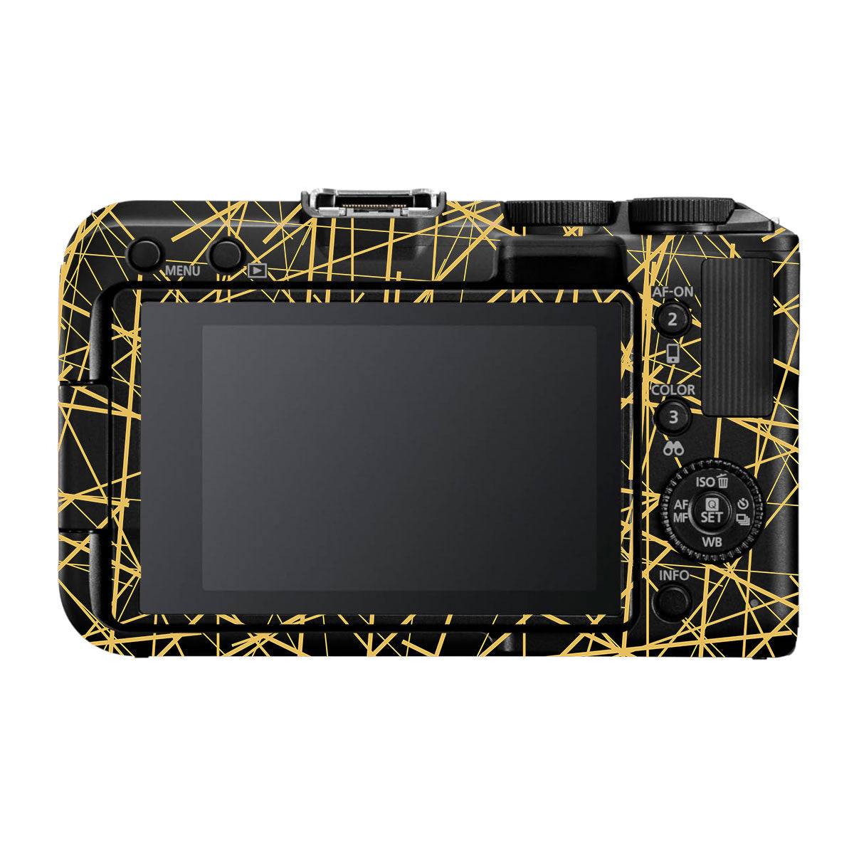 Textured Golden Web Canon EOS R50V Camera Skin