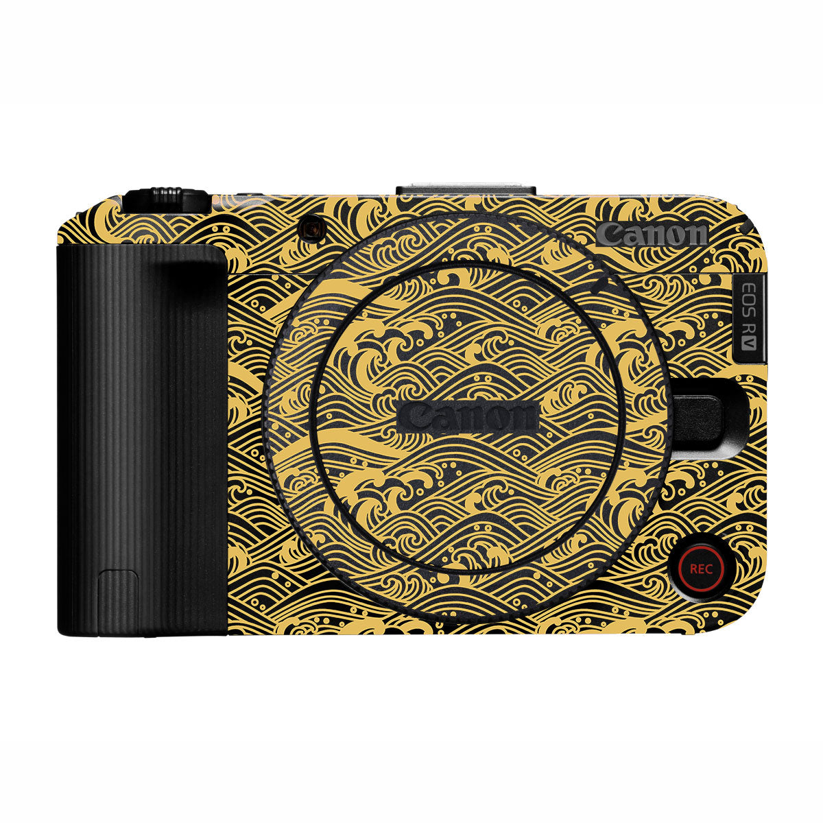 Textured Golden Tide Canon EOS R50V Camera Skin