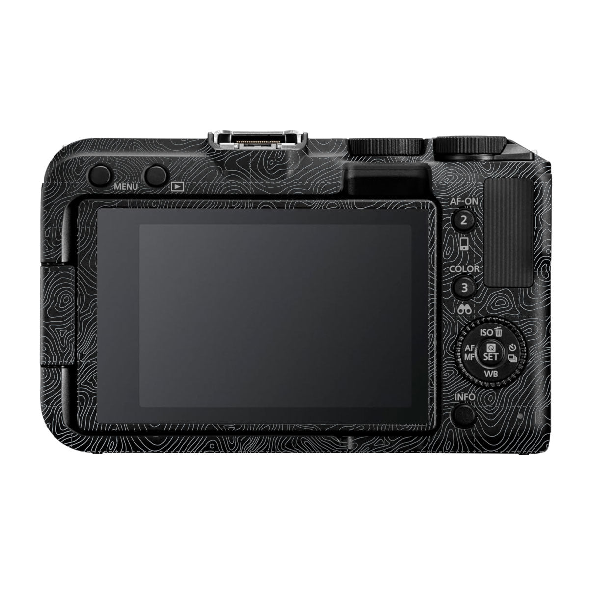 Textured Stealth Slate Canon EOS R50V Camera Skin