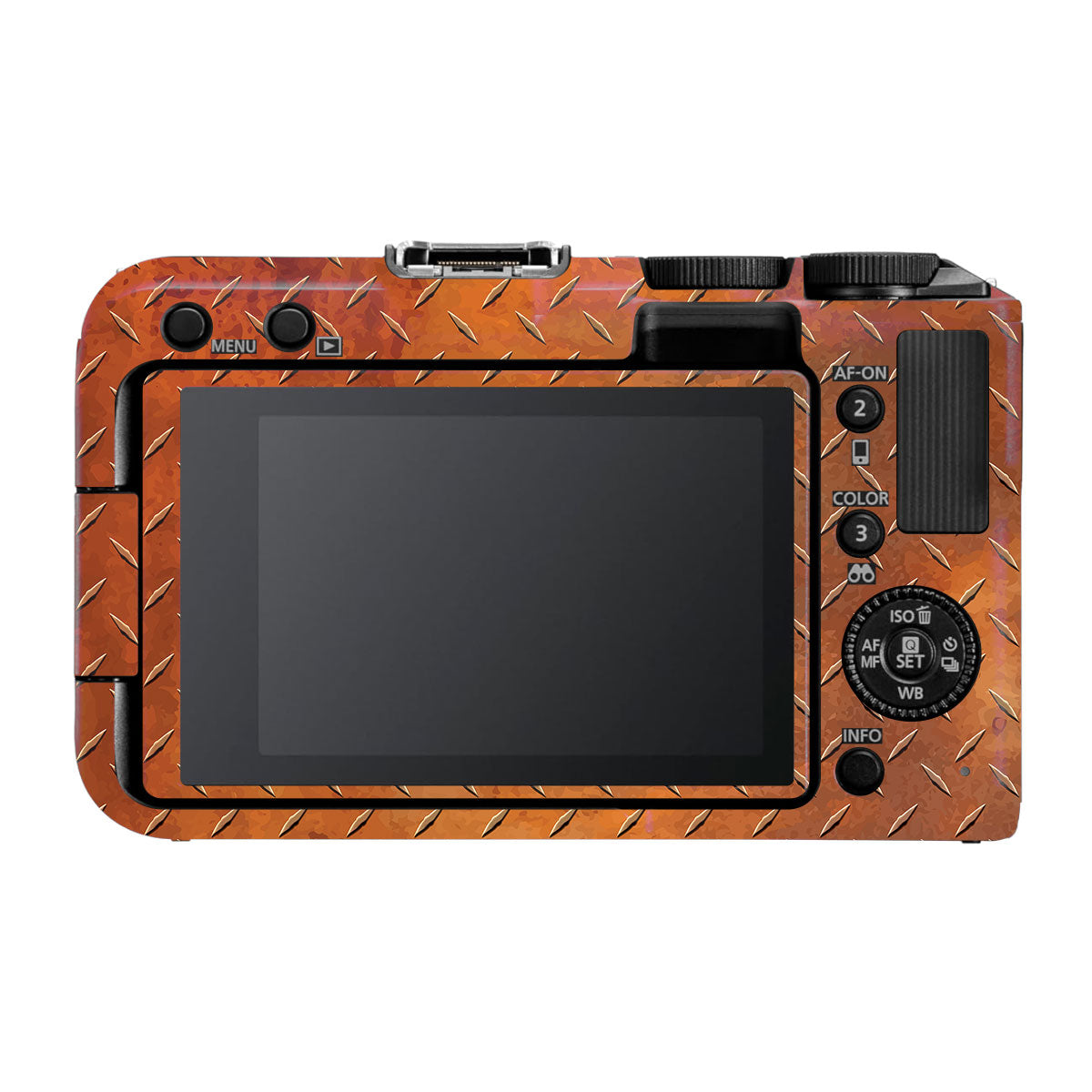 Textured Rust Forge Canon EOS R50V Camera Skin