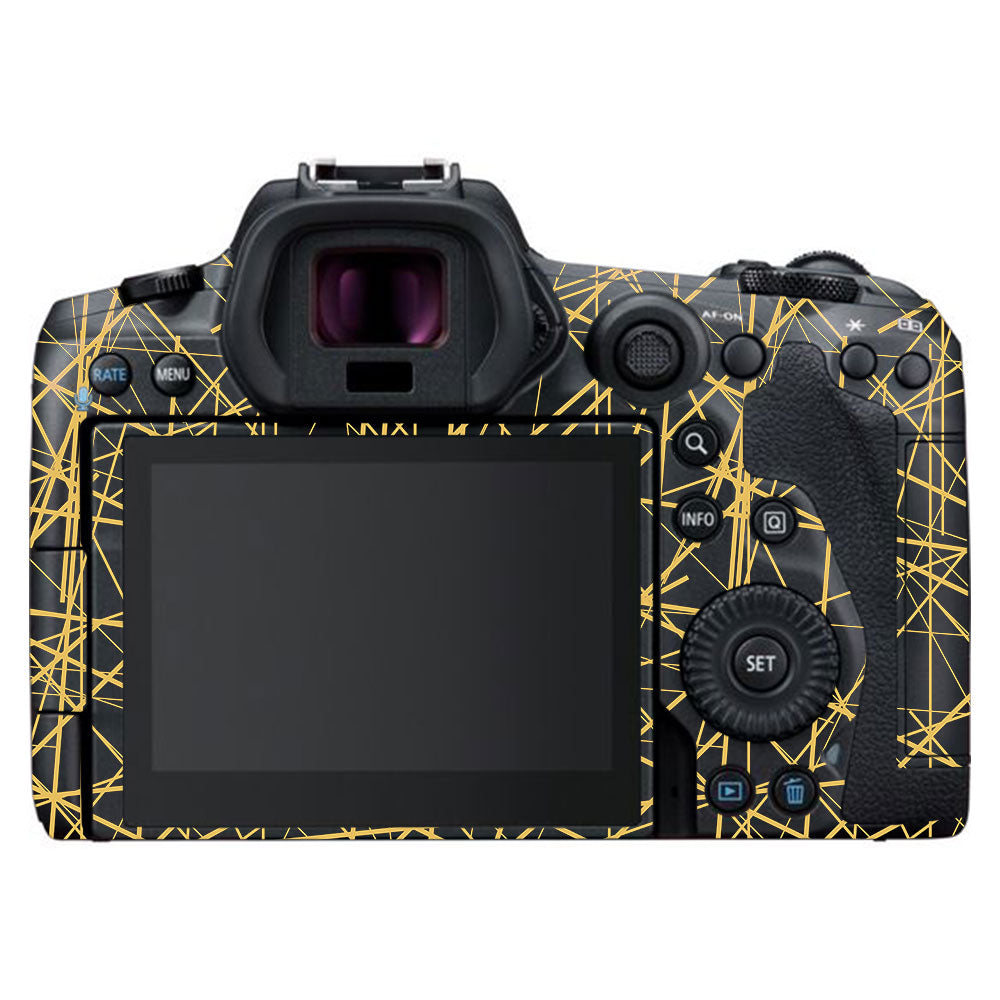 Textured Golden Web Canon EOS R5 Camera Skin