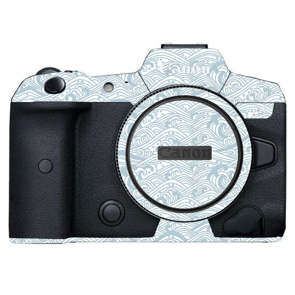 Textured Frost Wave Canon EOS R5 Camera Skin