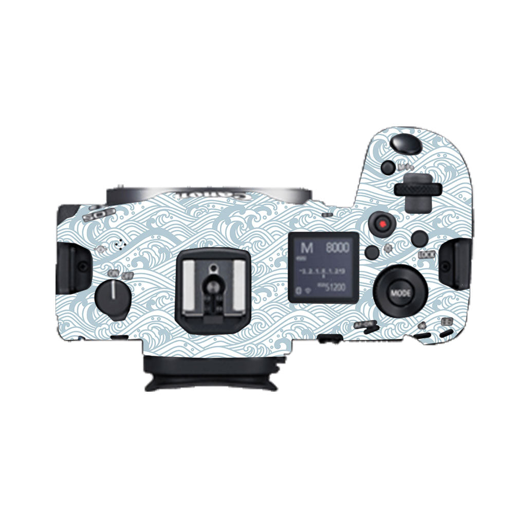 Textured Frost Wave Canon EOS R5 Camera Skin