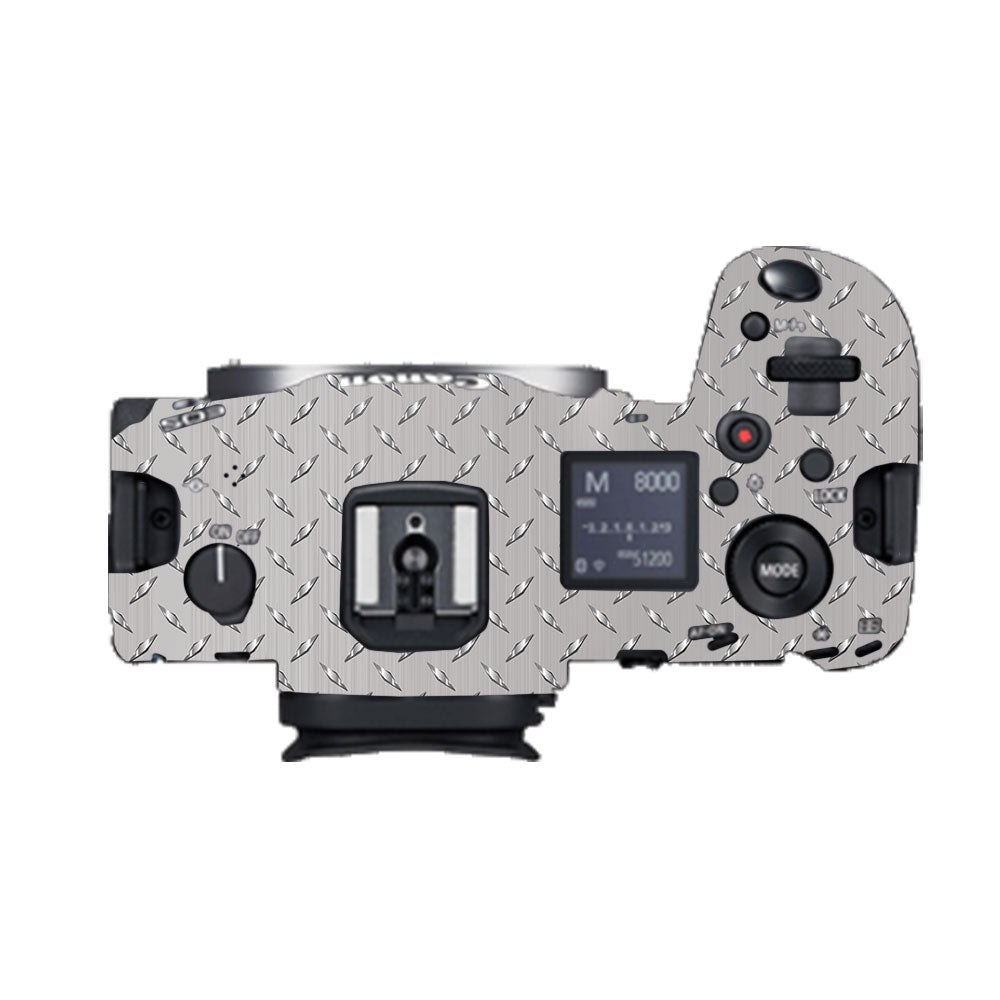 Textured Silver Tread Canon EOS R5 Camera Skin