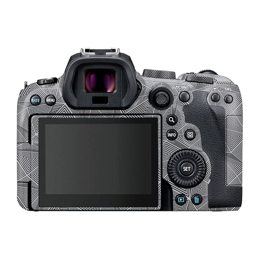Textured Dark Prism Geometric Canon EOS R6 Mark I Camera Skin