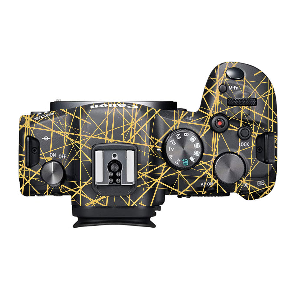 Textured Golden Web Canon EOS R6 Mark I Camera Skin