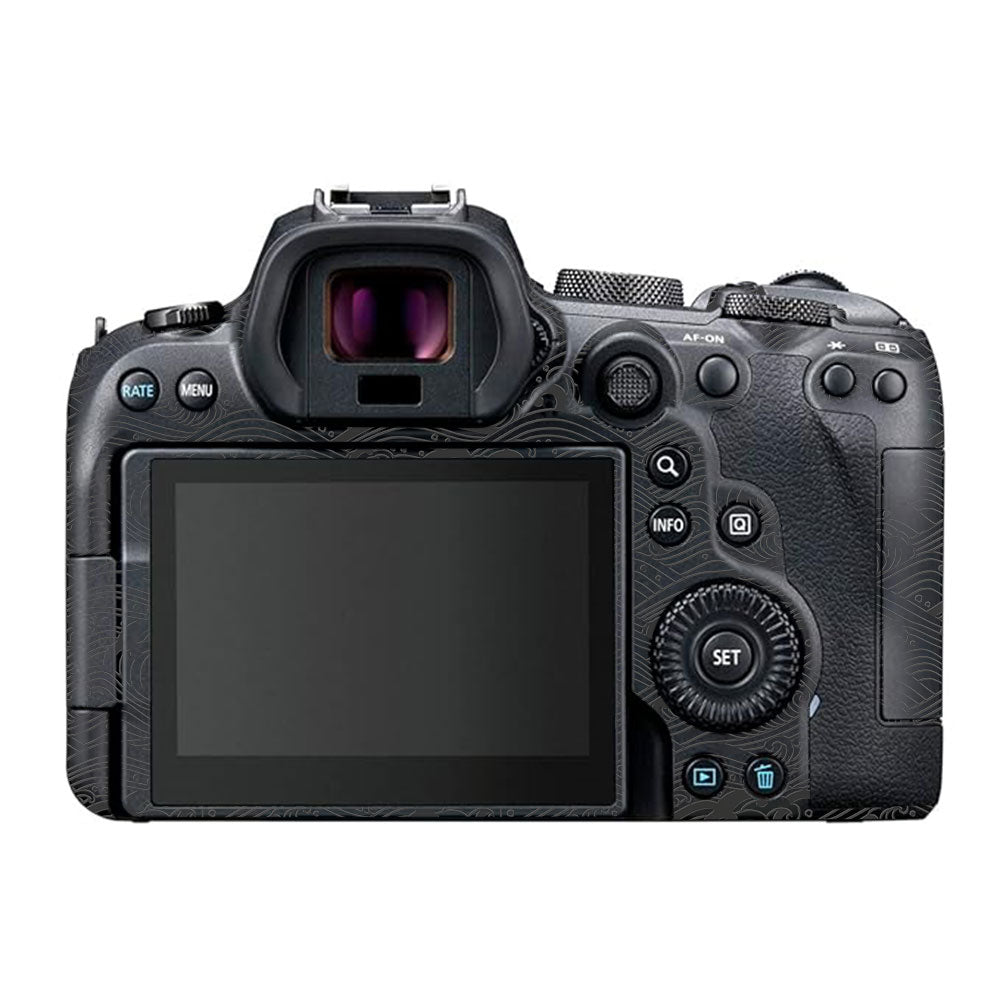 Textured Matte Charcoal Canon EOS R6 Mark I Camera Skin