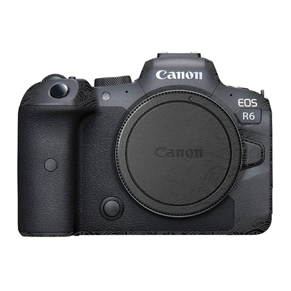 Textured Matte Charcoal Canon EOS R6 Mark I Camera Skin