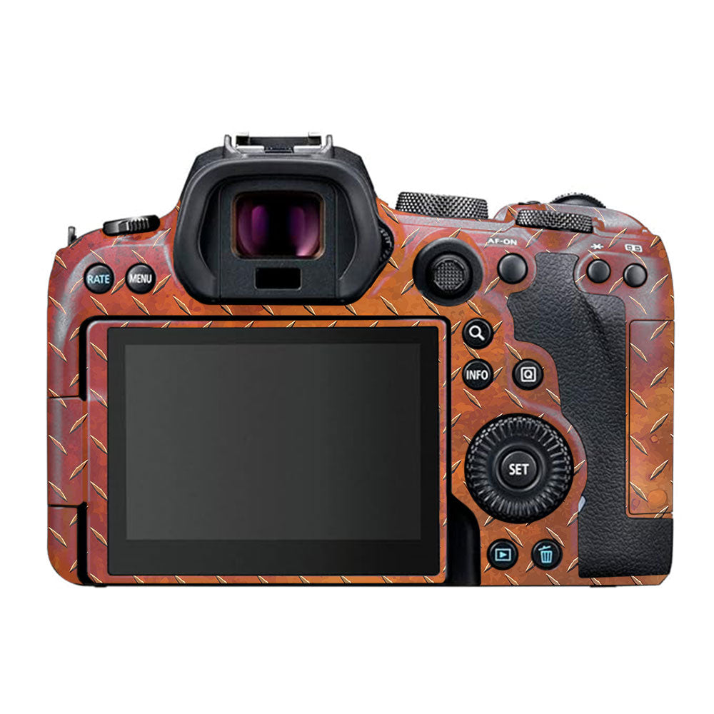Textured Rust Forge Canon EOS R6 Mark I Camera Skin