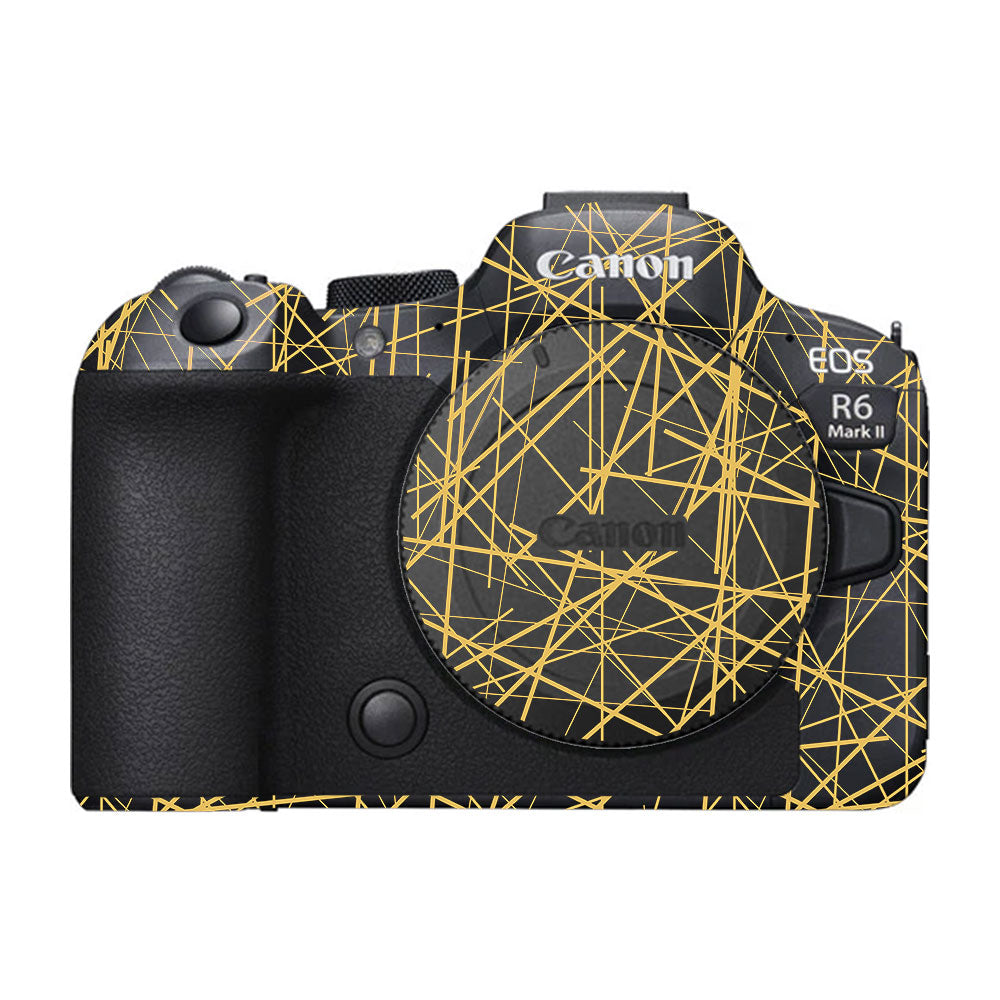 Textured Golden Web Canon EOS R6 Mark II Camera Skin
