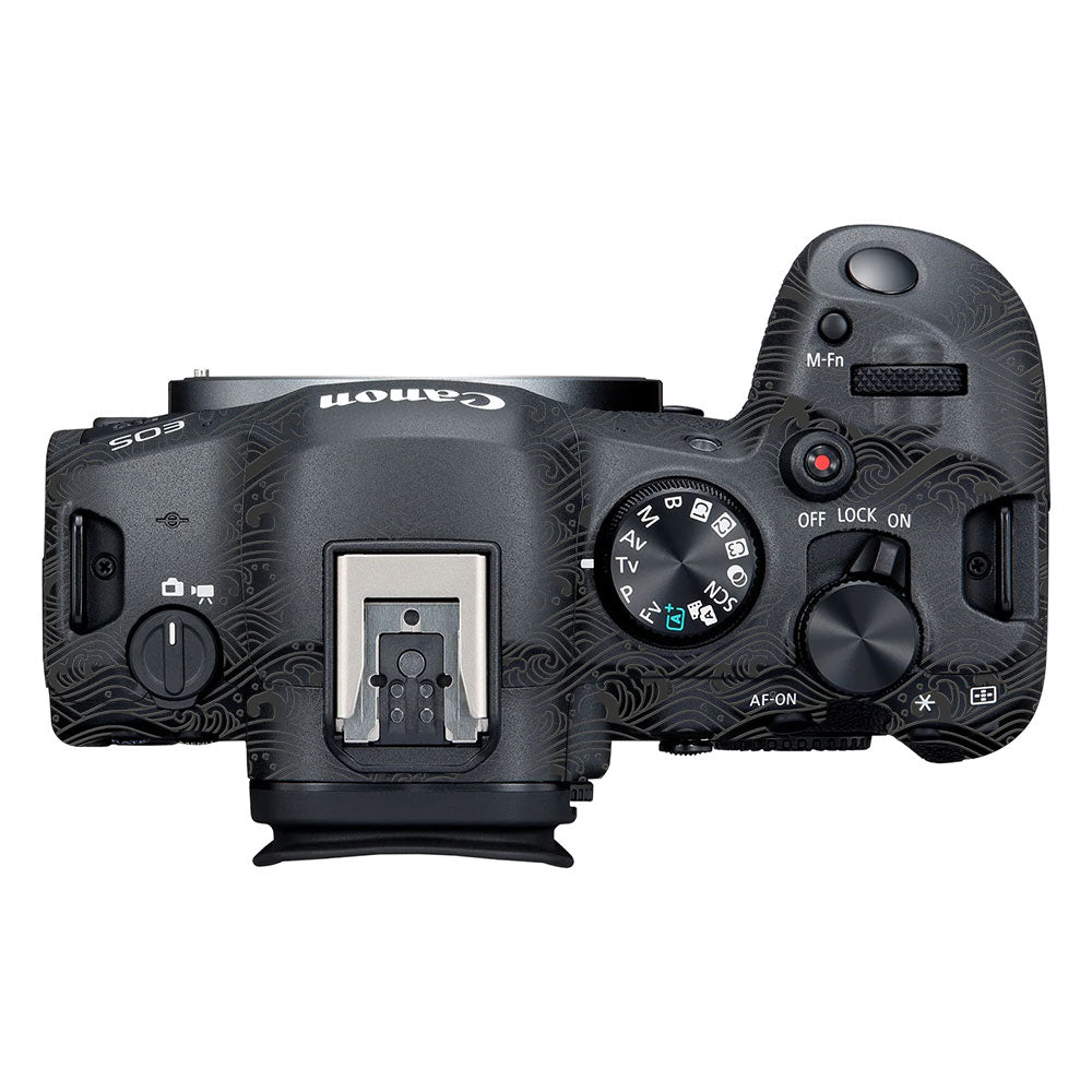 Textured Matte Charcoal Canon EOS R6 Mark II Camera Skin