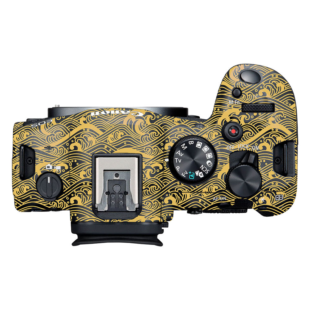Textured Golden Tide Canon EOS R6 Mark II Camera Skin