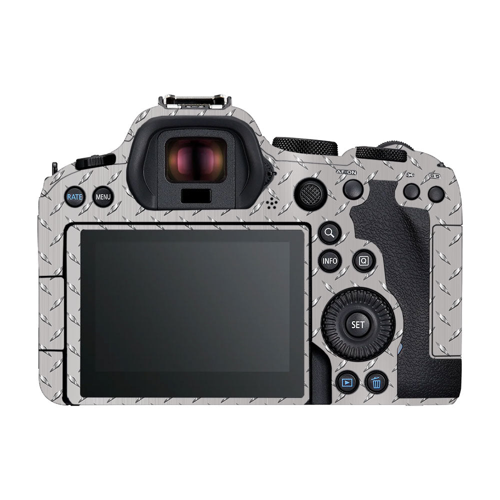 Textured Silver Tread Canon EOS R6 Mark II Camera Skin