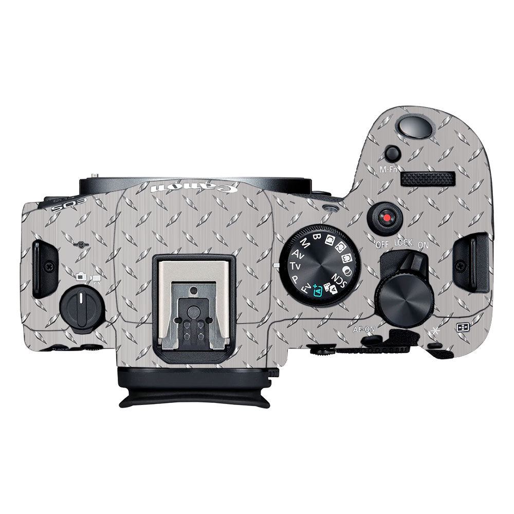 Textured Silver Tread Canon EOS R6 Mark II Camera Skin